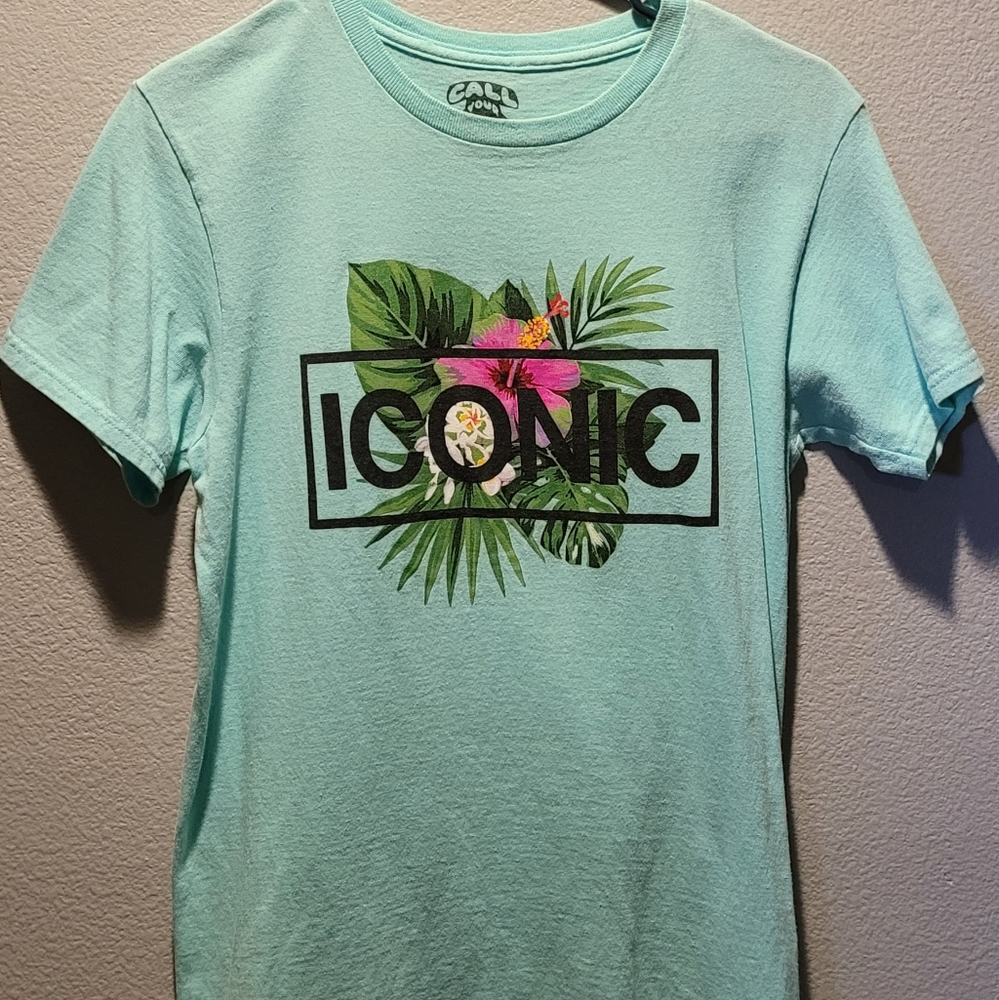 Iconic Turquoise Tee T-Shirt (Mens S)